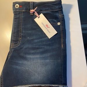 Vineyard Vines Girls Denim Shorts Size 14